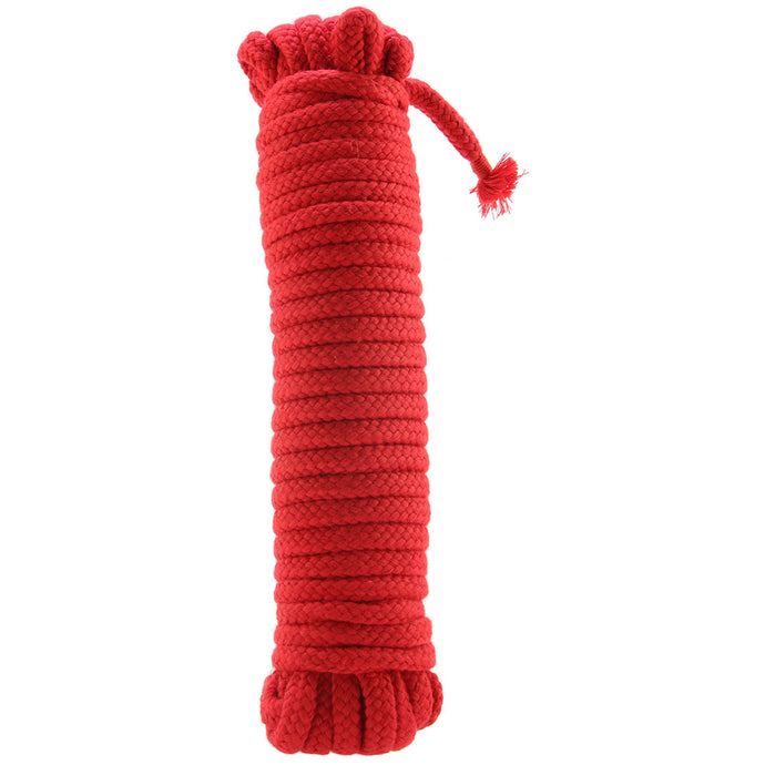 Soft Bondage Rope 33ft/10m in Red