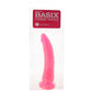 Basix Slim 7 Inch Dildo in Pink