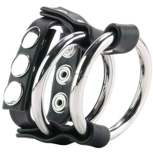 Blue Line Double Metal C-Ring with Adjustable Ball Strap