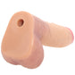 LoveBotz 12 Inch Cock Lock Dildo with Balls in Light
