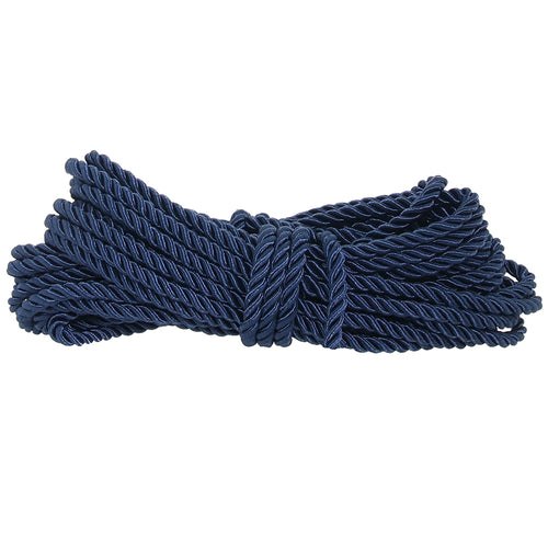 Ouch! 32.8'/10m Bondage Rope in Navy Blue