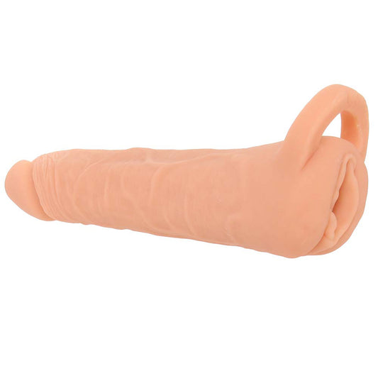 The Great Extender 9 Inch Extender & Masturbator in Light