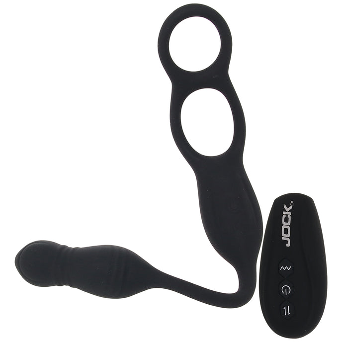 Jock Hyper Thrusting Anal Plug with Cock Ring