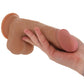 Jock Hard-Core 7.5 Inch Triple Density Dildo in Tan