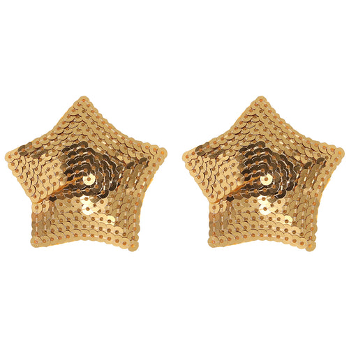 Nipple Couture Gold Sequin Star Covers