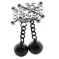 Nipple Grips 4-Point Weighted Nipple Press Clamps in Silver