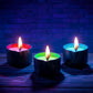 Master Series Wicked Wax Blacklight Drip Candle Set of 3