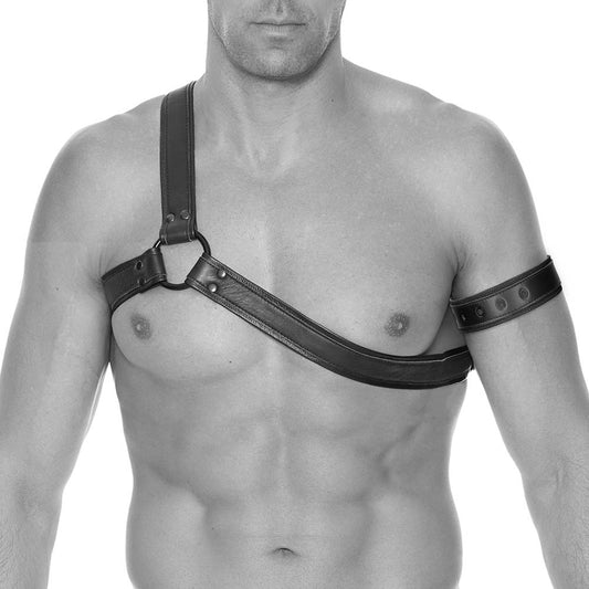 Ouch! Gladiator Harness with Arm Band