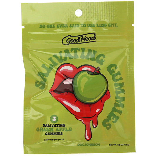 GoodHead Salivating Gummies in Green Apple