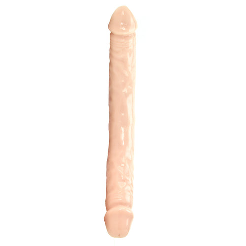 Basix 12 Inch Double Dildo in Flesh