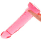 Crystal Jellies 9 Inch Realistic Dildo in Pink