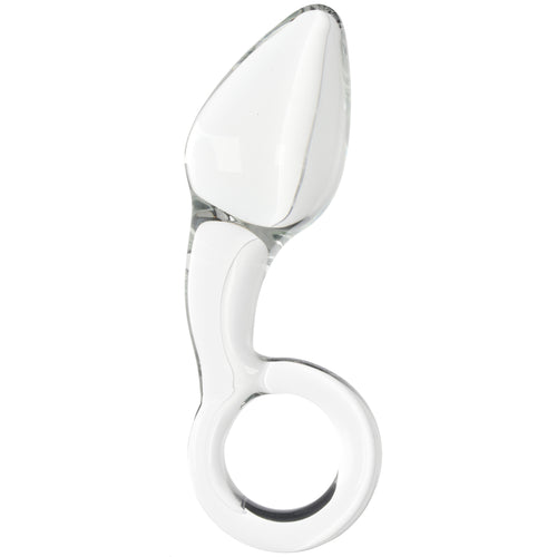 Clarity Utopian Delight Curved Glass Butt Plug