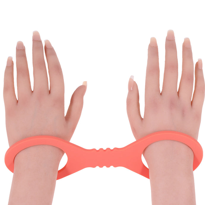 S&M Peaches 'n CreaMe Silicone Cuffs in Small