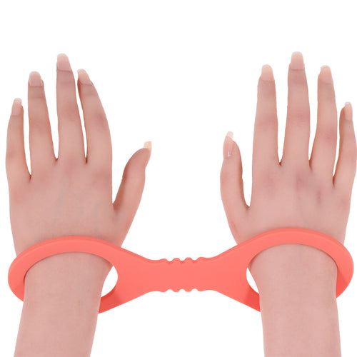S&M Peaches 'n CreaMe Silicone Cuffs in Small