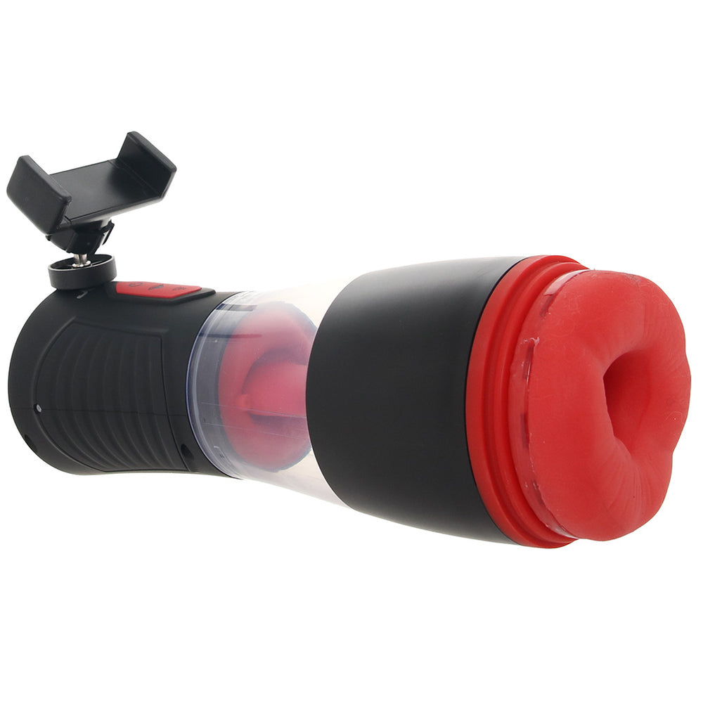 Jock Blow Job Sucking, Licking & Vibrating Stroker