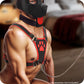 Master Series Alpha Pup Bulldog Harness in Red