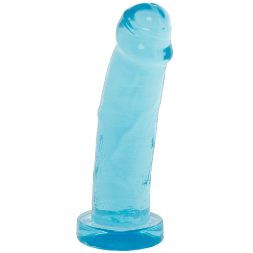 Crystal Jellies 7 Inch Realistic Dildo in Teal
