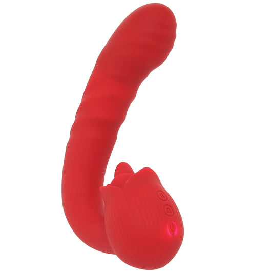 Bloomgasm Boom Bloom Thrusting & Licking Rose Vibe