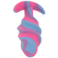 Creature Cocks Unicorn Swirl Silicone Butt Plug in Large