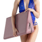 Wedge Premium Faux Leather Sex Pillow in Passion Pink