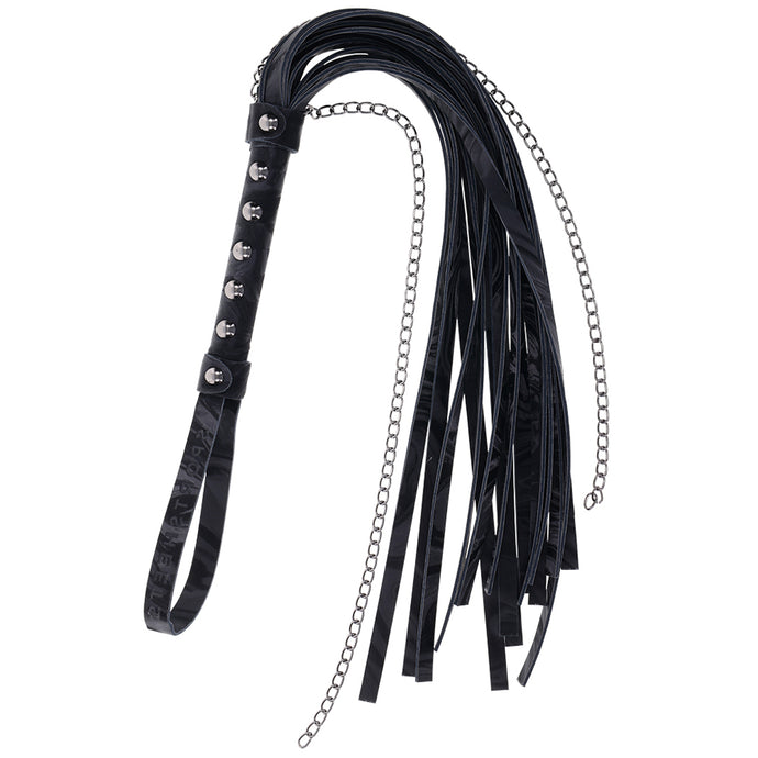 Velvet Noir Chain Flogger