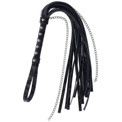 Velvet Noir Chain Flogger