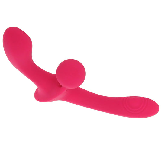 Together Double Tap Strapless Strap-On Vibe