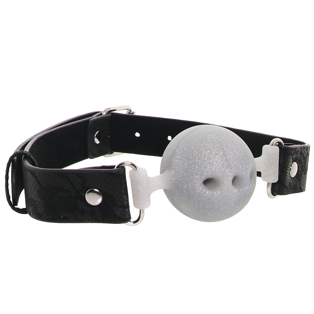 Sex & Mischief Lace Silicone Breathable Ball Gag