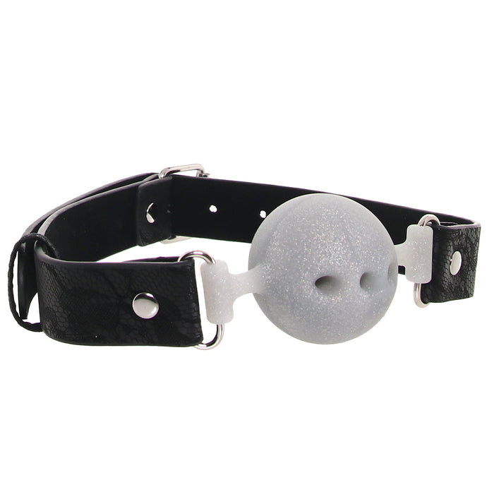 Sex & Mischief Lace Silicone Breathable Ball Gag