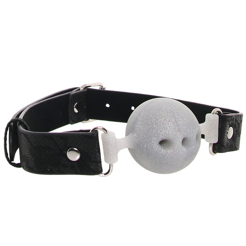 Sex & Mischief Lace Silicone Breathable Ball Gag