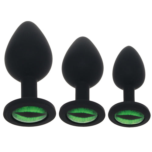 Creature Cocks Creature Eyes Silicone Butt Plug Set