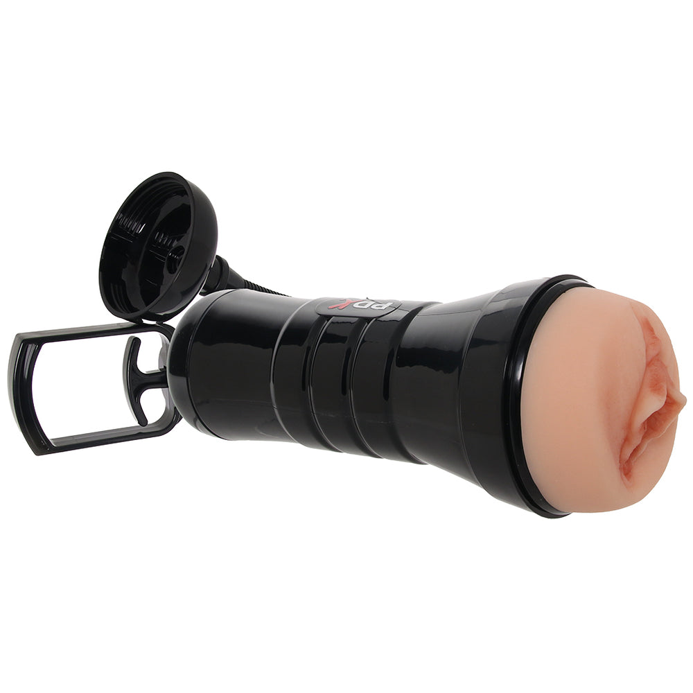 PDX Wet Pussies Super Sucker XXL Stroker in Light