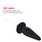 Southern Lights Vibrating Butt Plug in Black