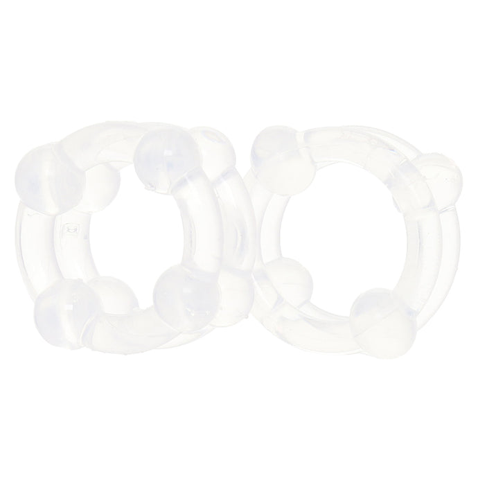 Alpha Liquid Silicone Double Stacker Rings