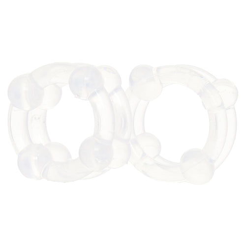 Alpha Liquid Silicone Double Stacker Rings