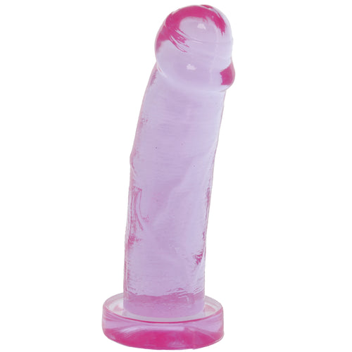 Crystal Jellies 7 Inch Realistic Dildo in Purple