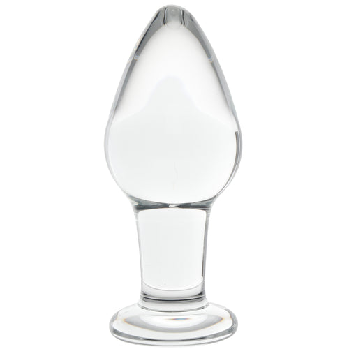 Clarity Utopian Bud Glass Butt Plug