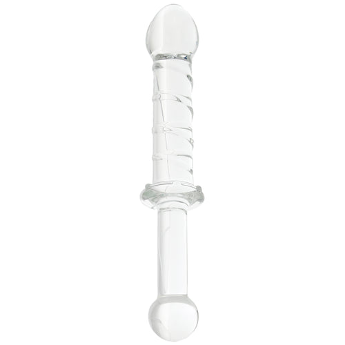 Clarity Elysian Swirl Heavenly Helix Glass Dildo