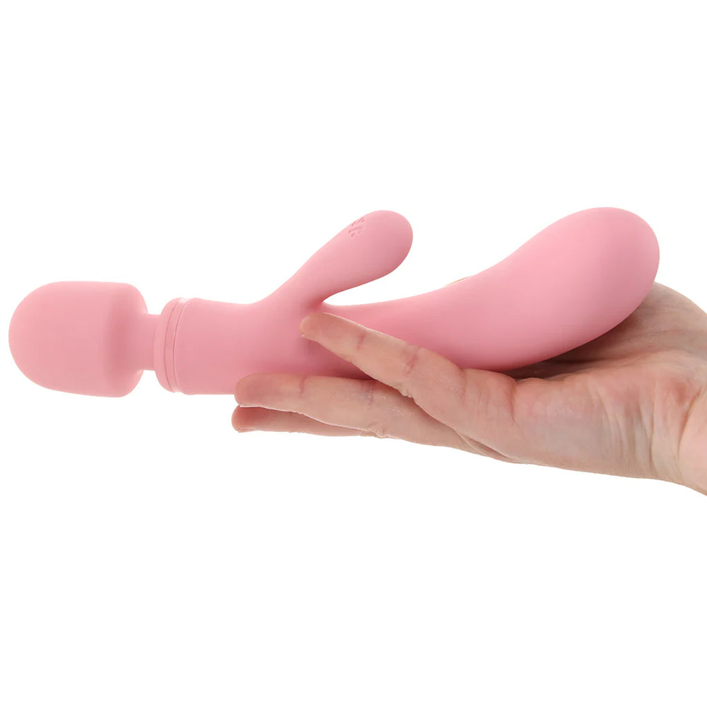 Satisfyer Triple Lover Rabbit Wand Hybrid Vibe in Pink