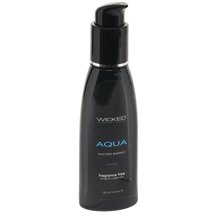 Aqua Fragrance Free Water Based Lube 4oz/120ml