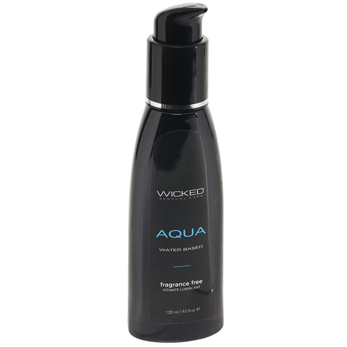 Aqua Fragrance Free Water Based Lube 4oz/120ml