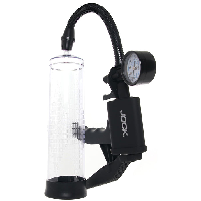 Jock Pump Up Pressure Gauge Trigger Penis Pump