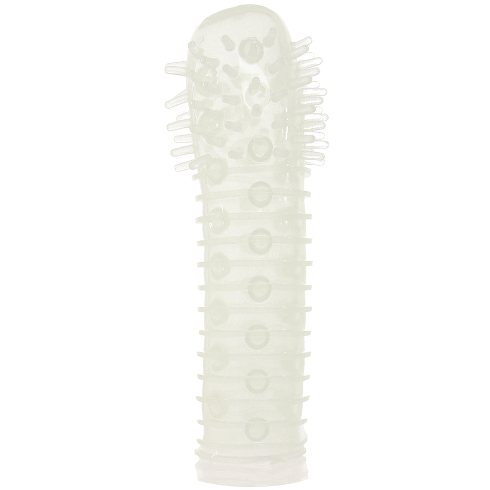 Textured Reversable Pleasure Sleeve in Glow-In-The-Dark