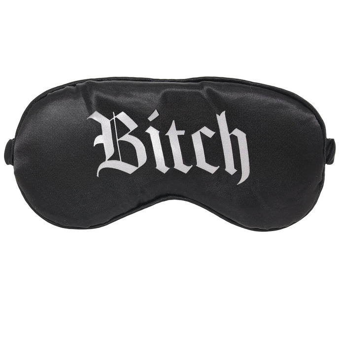 Ouch! Printed Satin Bitch Blindfold