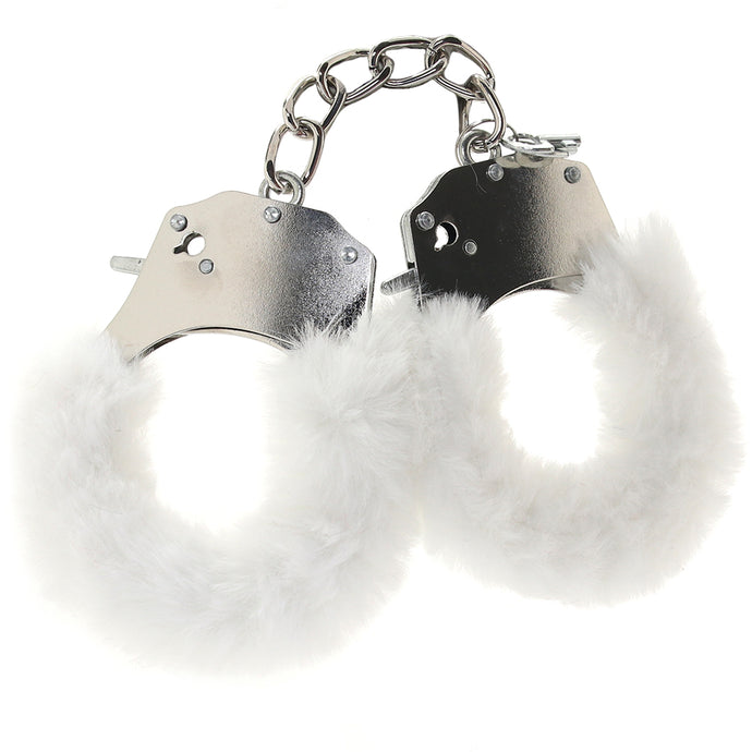 WhipSmart Classic Furry Cuffs in White