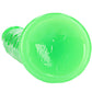 RealRock Glow In The Dark 10 Inch Slim Dildo in Green