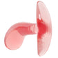 Crystal Jellies Curved Anal Trainer Set in Pink