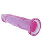 Crystal Jellies 9 Inch Realistic Dildo in Purple