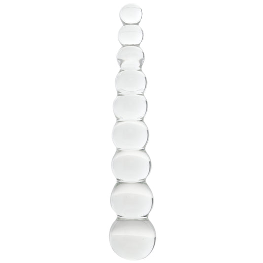 Clarity Elysian Pearls Beaded Glass Dildo