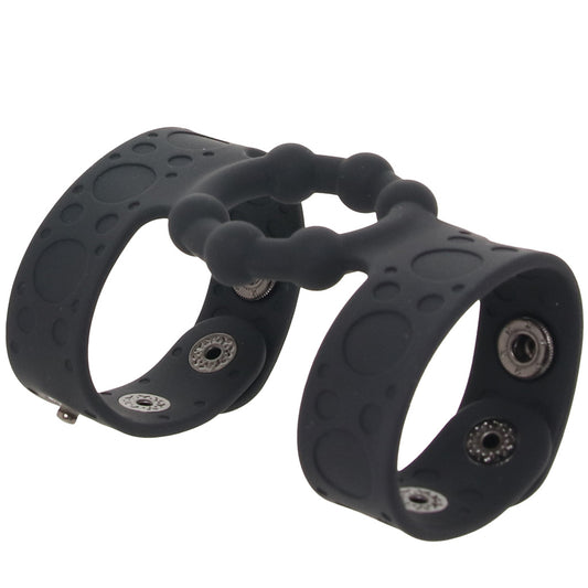 Magic Beaded Cock Ring with Adjustable Ball Straps